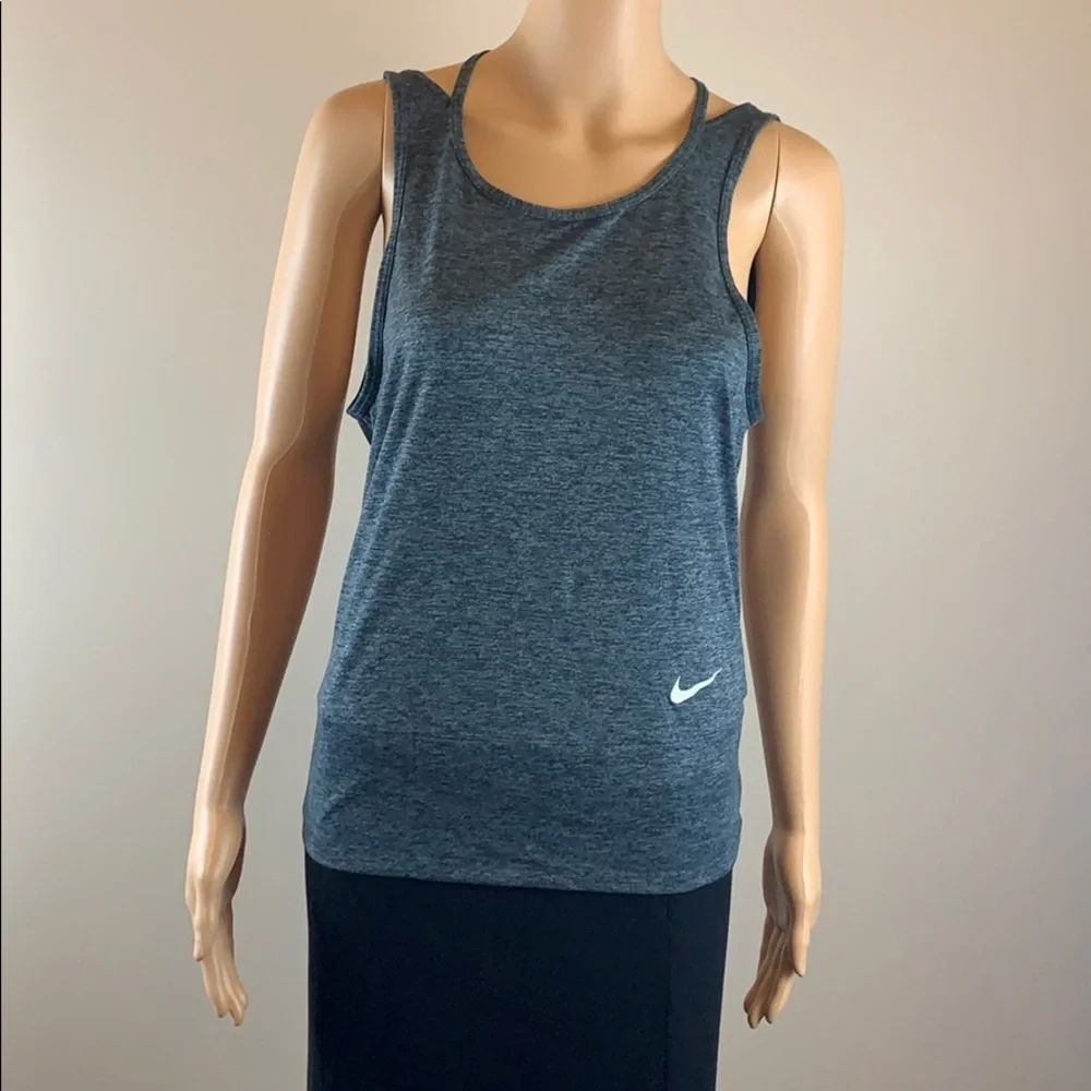 Nike Dri-Fit strappy grey tank S